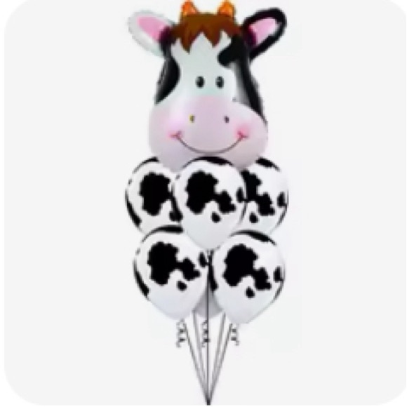 Cow Themed Balloon Set - Picture 1 of 1
